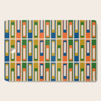 Mid Century Modern Geometric Lexington Ave Multicolored Retro Pattern Cutting Board Gallery Image 1