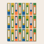 Mid Century Modern Geometric Lexington Ave Multicolored Retro Pattern Notebook Gallery Image 4