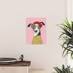 French style greyhound dog portrait Poster Gallery Image 2