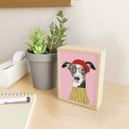 French style greyhound dog portrait Mini Art Print Gallery Image 2