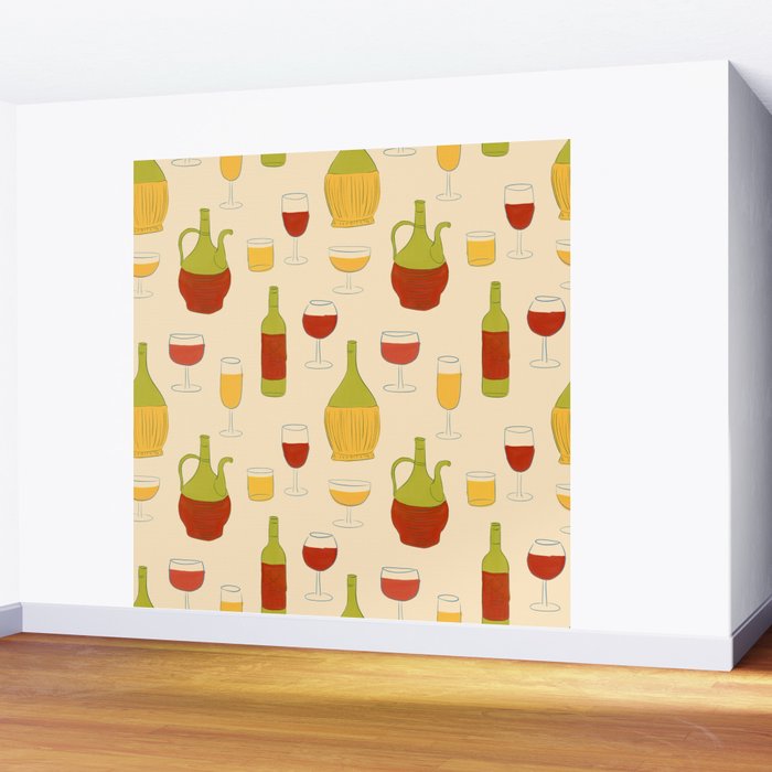 Italian Vino Wall Mural Gallery Image 2