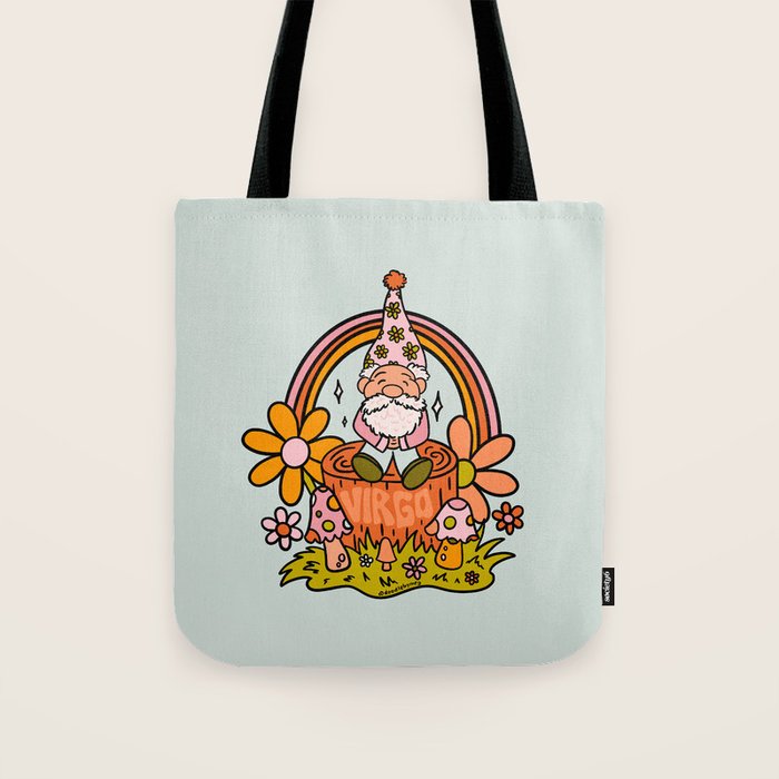 Virgo Gnome Tote Bag Gallery Image 1