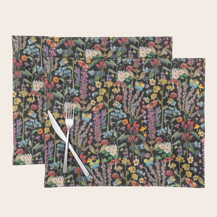 Wild Flowers Paradise Placemat Gallery Image 1
