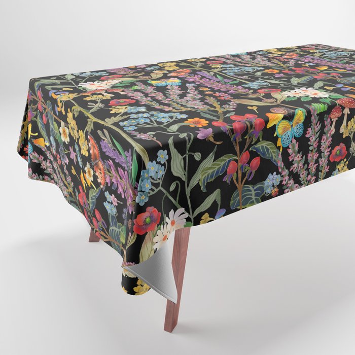 Wild Flowers Paradise Tablecloth Gallery Image 1