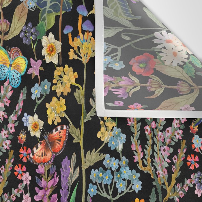 Wild Flowers Paradise Wall Tapestry Gallery Image 3