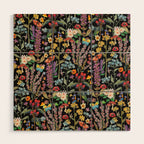 Wild Flowers Paradise Wood Wall Art Gallery Image 1