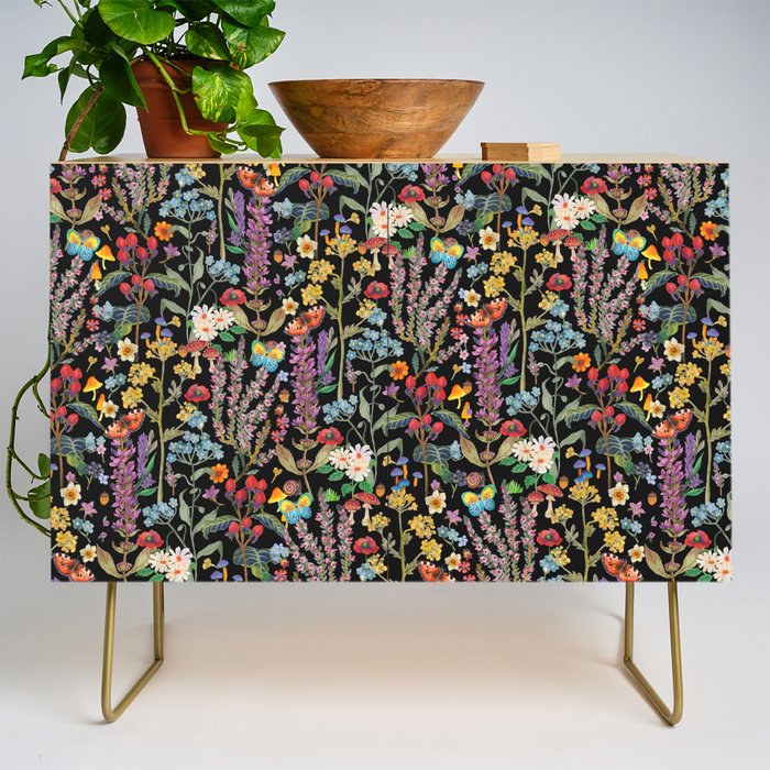 Wild Flowers Paradise Credenza Gallery Image 1
