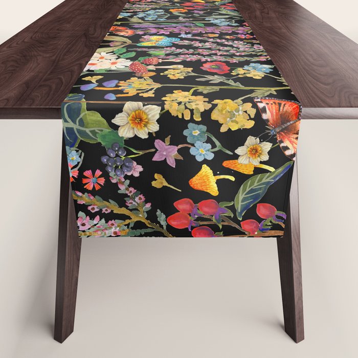 Wild Flowers Paradise Table Runner Gallery Image 1