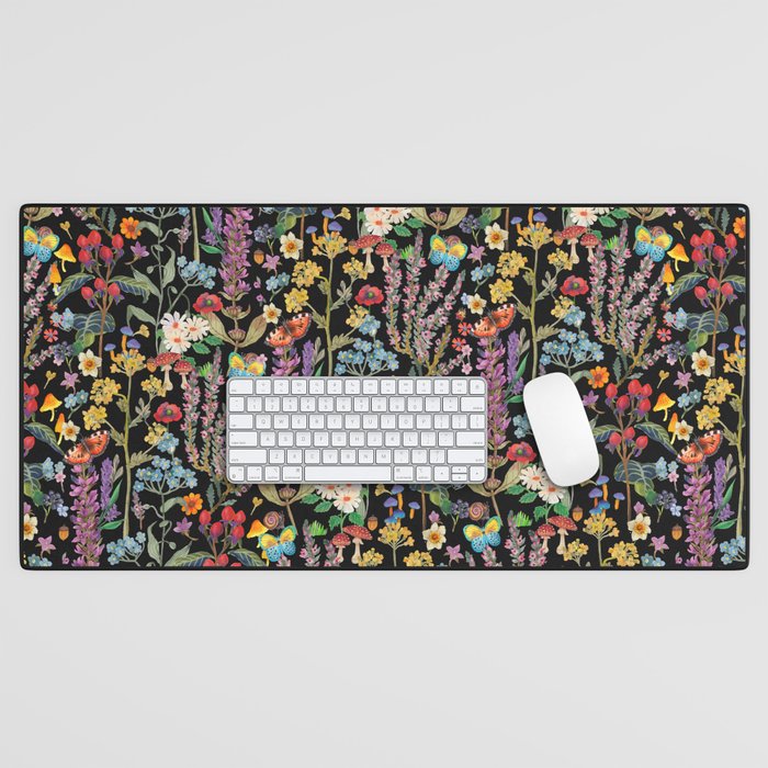 Wild Flowers Paradise Desk Mat Gallery Image 1