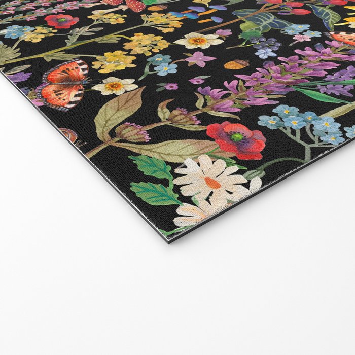 Wild Flowers Paradise Welcome Mat Gallery Image 2