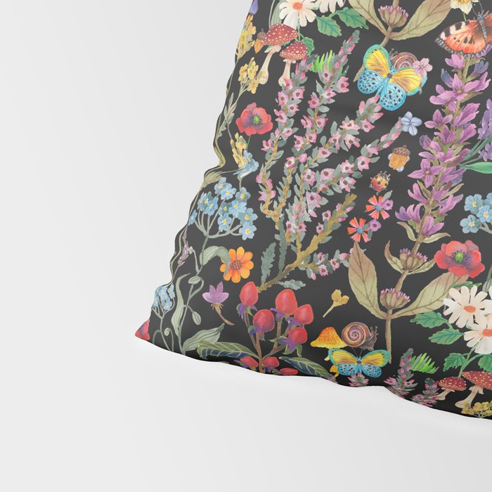 Wild Flowers Paradise Pillow Sham Gallery Image 4
