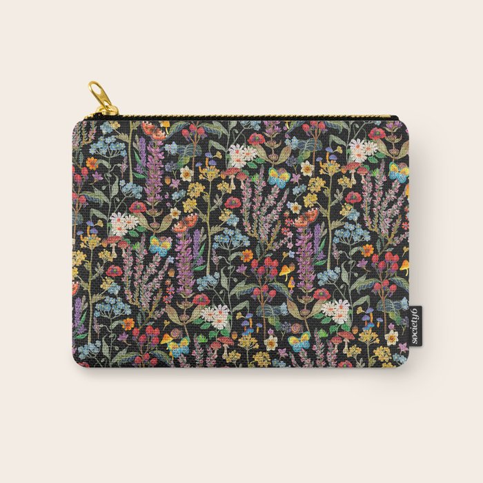 Wild Flowers Paradise Carry All Pouch Gallery Image 1