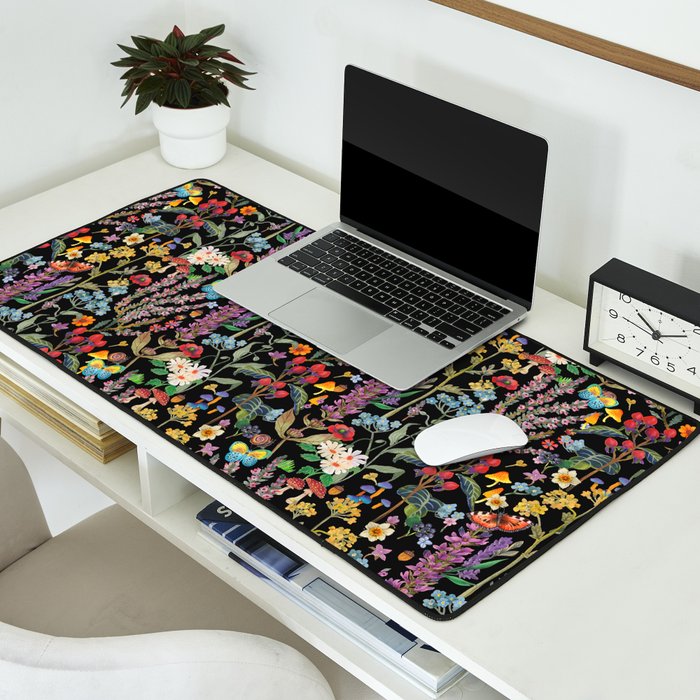 Wild Flowers Paradise Desk Mat Gallery Image 2