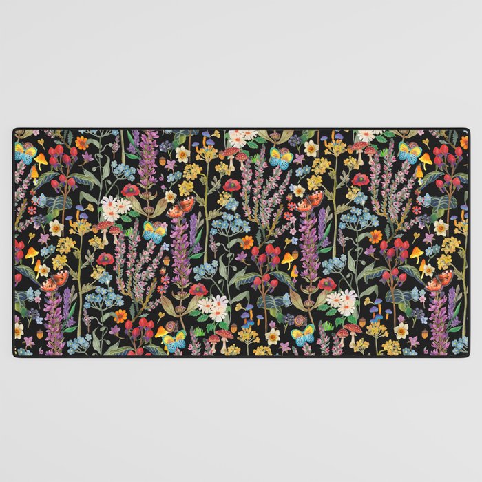 Wild Flowers Paradise Desk Mat Gallery Image 3