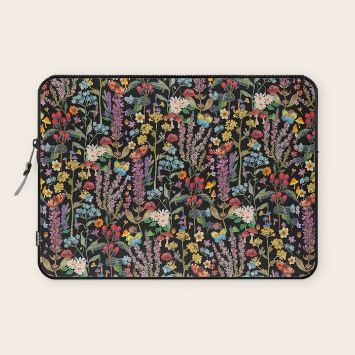 Wild Flowers Paradise Laptop Sleeve Gallery Image 1