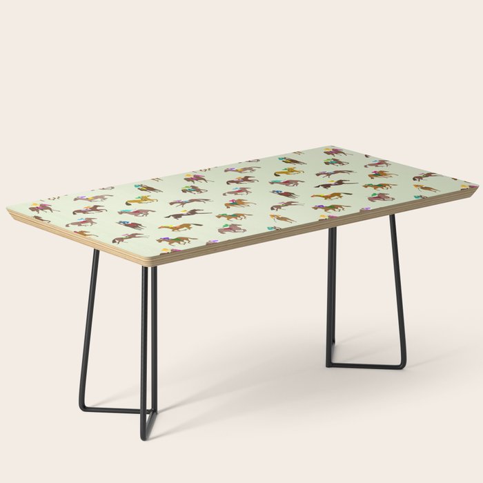 Off to the Horse Races (Mint) Coffee Table Gallery Image 1