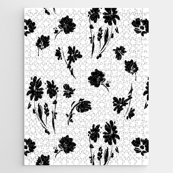 Brushstrokes meadow flowers BN Jigsaw Puzzle Gallery Image 1