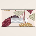 Colorful plant Desk Mat Gallery Image 1