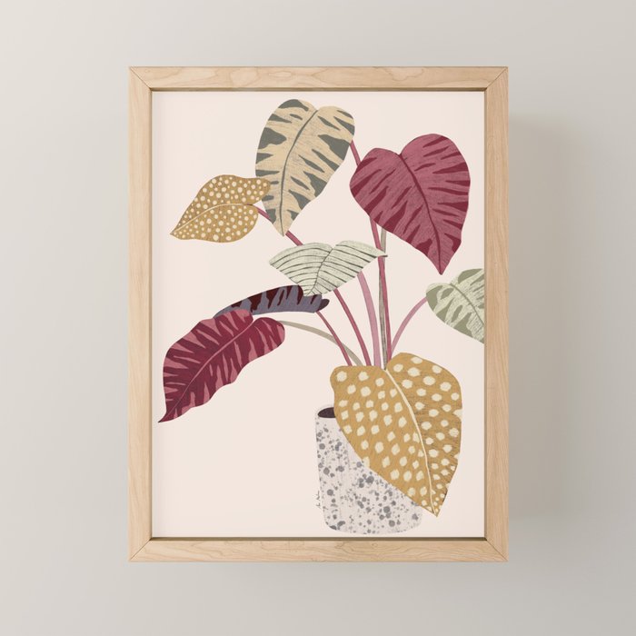 Colorful plant Mini Art Print Gallery Image 1