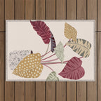 Colorful plant Outdoor Rug Gallery Image 1