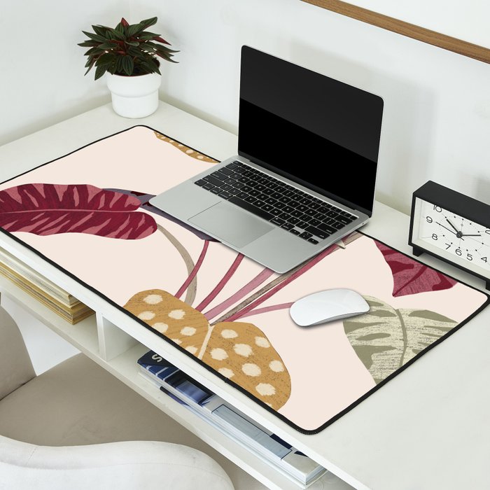 Colorful plant Desk Mat Gallery Image 2