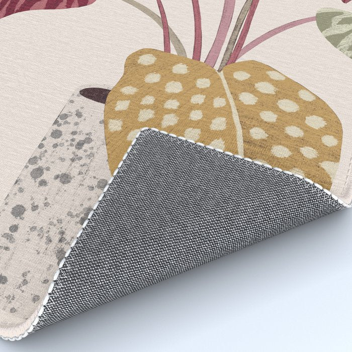 Colorful plant Rug Gallery Image 4