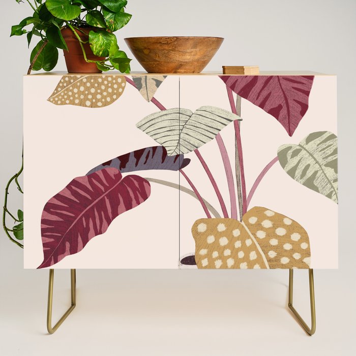 Colorful plant Credenza Gallery Image 1