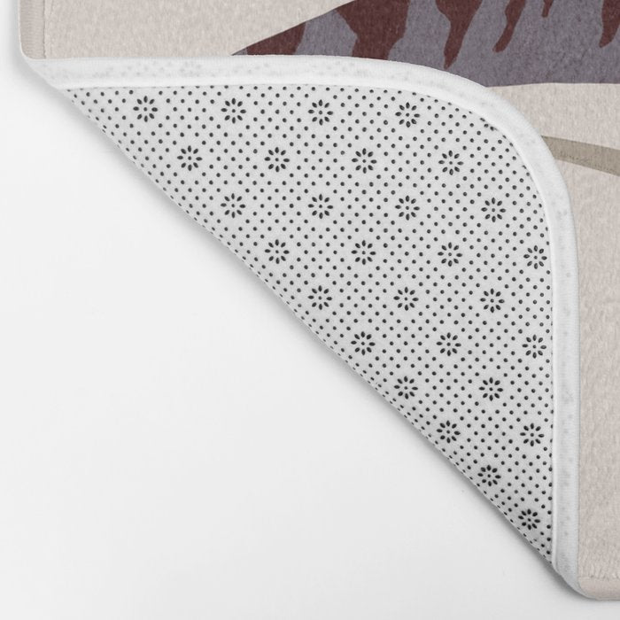 Colorful plant Bath Mat Gallery Image 2