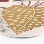 Colorful plant Bath Mat Gallery Image 3