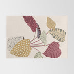 Colorful plant Rug Gallery Image 2