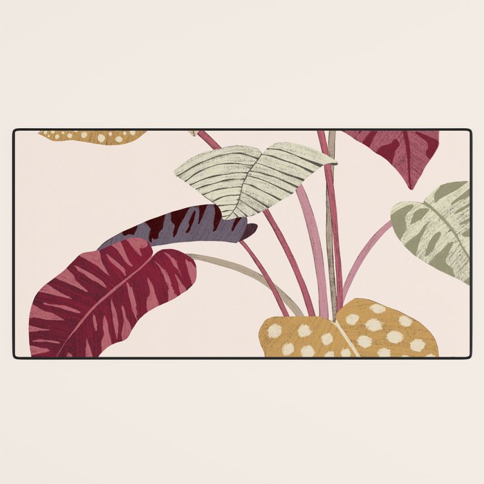 Colorful plant Desk Mat Gallery Image 3