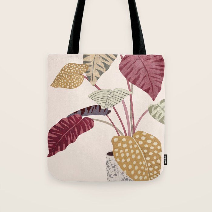 Colorful plant Tote Bag Gallery Image 1