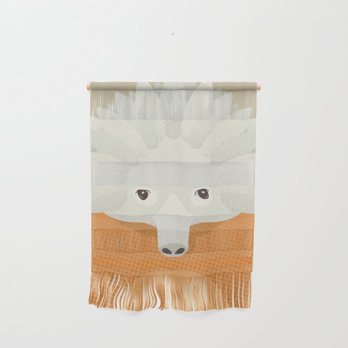 Whimsy Echidna, Animal Portrait Wall Hanging Gallery Image 1