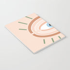 Retro evil eye - neutrals Notebook Gallery Image 3