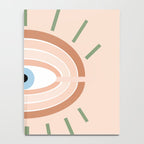 Retro evil eye - neutrals Notebook Gallery Image 4