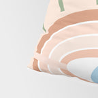 Retro evil eye - neutrals Pillow Sham Gallery Image 4