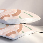 Retro evil eye - neutrals Pillow Sham Gallery Image 3