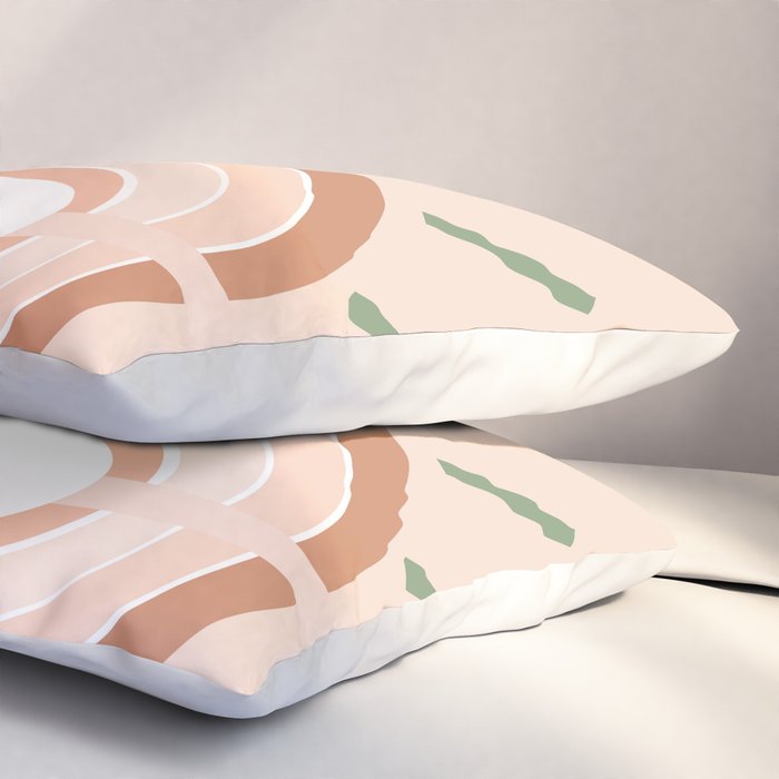 Retro evil eye - neutrals Pillow Sham Gallery Image 3