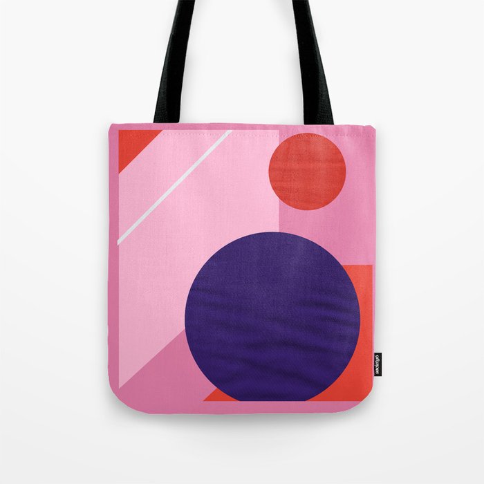 Abstract geometry with circles Tote Bag Gallery Image 1