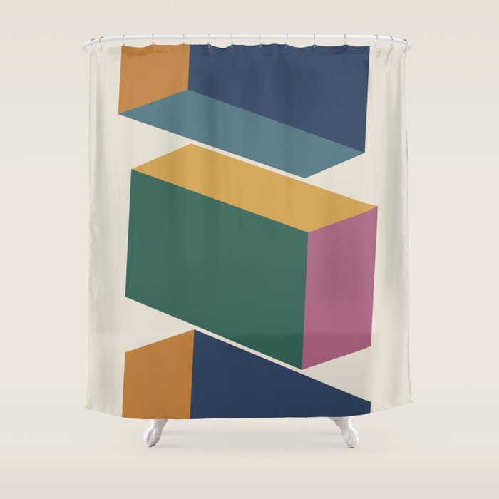 Modernist Objects VII Shower Curtain Gallery Image 1
