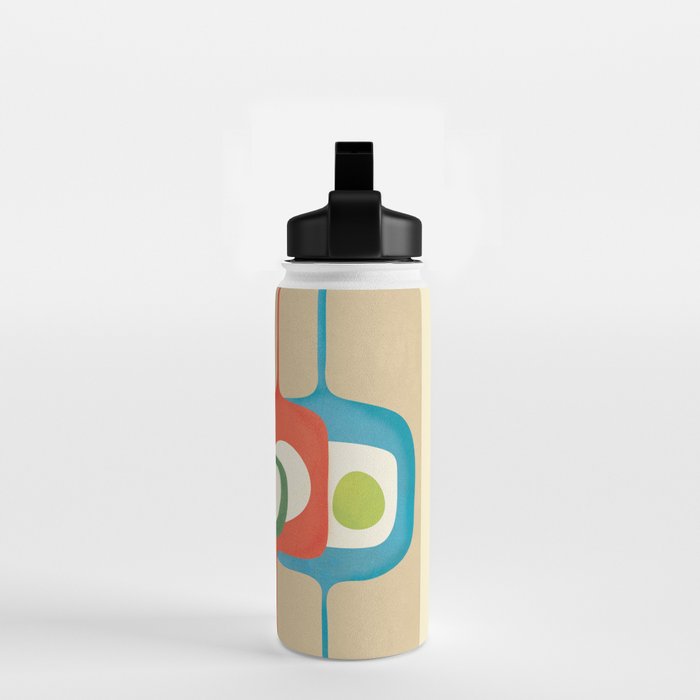 Mid-Century Abstract Balance 04 Water Bottle Gallery Image 2