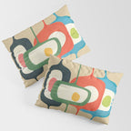 Mid-Century Abstract Balance 04 Pillow Sham Gallery Image 3