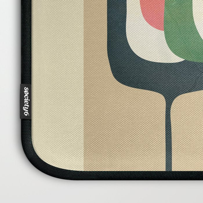 Mid-Century Abstract Balance 04 Laptop Sleeve Gallery Image 3