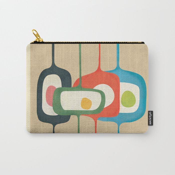 Mid-Century Abstract Balance 04 Carry All Pouch Gallery Image 1