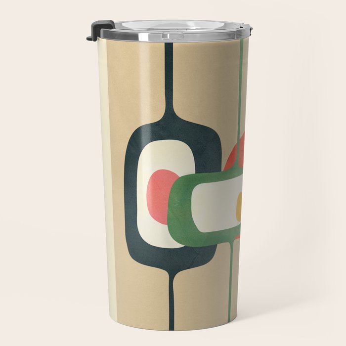 Mid-Century Abstract Balance 04 Travel Mug Gallery Image 3