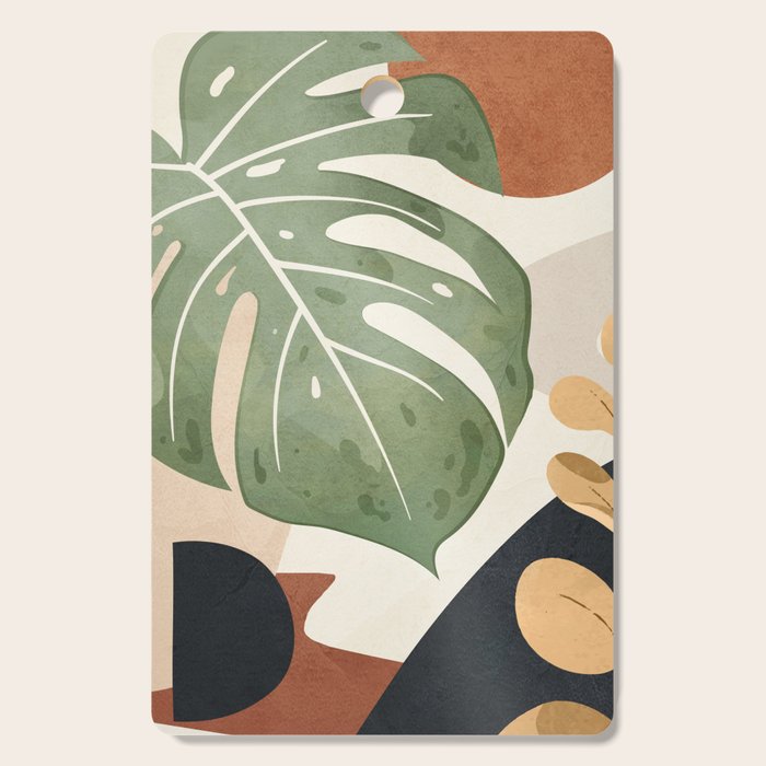 Branches and Leaves in an Abstraction 01 Cutting Board Gallery Image 1