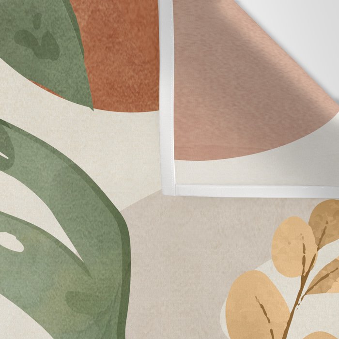 Branches and Leaves in an Abstraction 01 Wall Tapestry Gallery Image 3