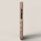 Midcentury Modern Loop Pattern 9 Inspired by PANTONE 17 1230 Color of the Year Mocha Mousse iPhone Case Gallery Image 2