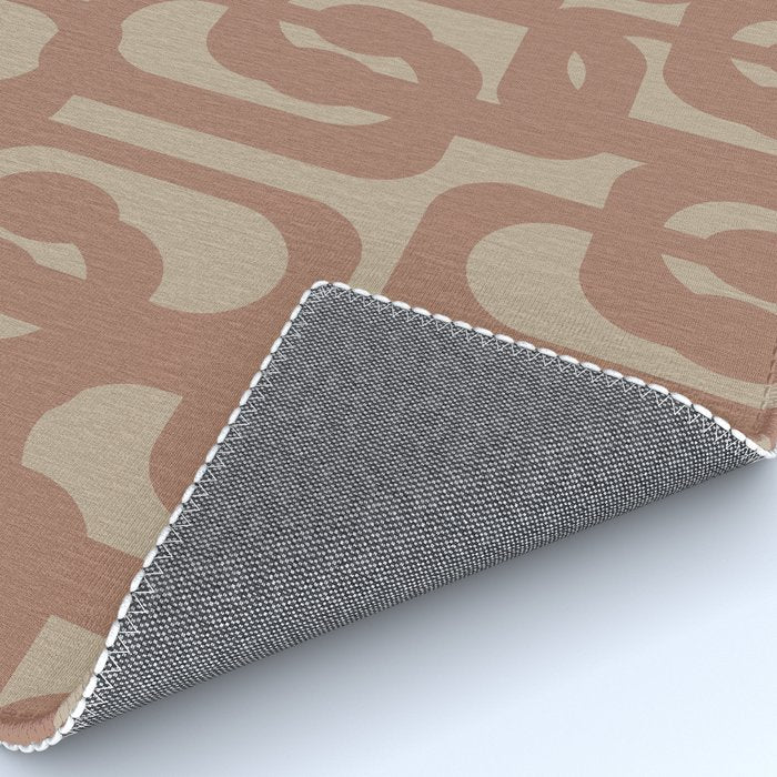 Midcentury Modern Loop Pattern 9 Inspired by PANTONE 17 1230 Color of the Year Mocha Mousse Rug Gallery Image 4