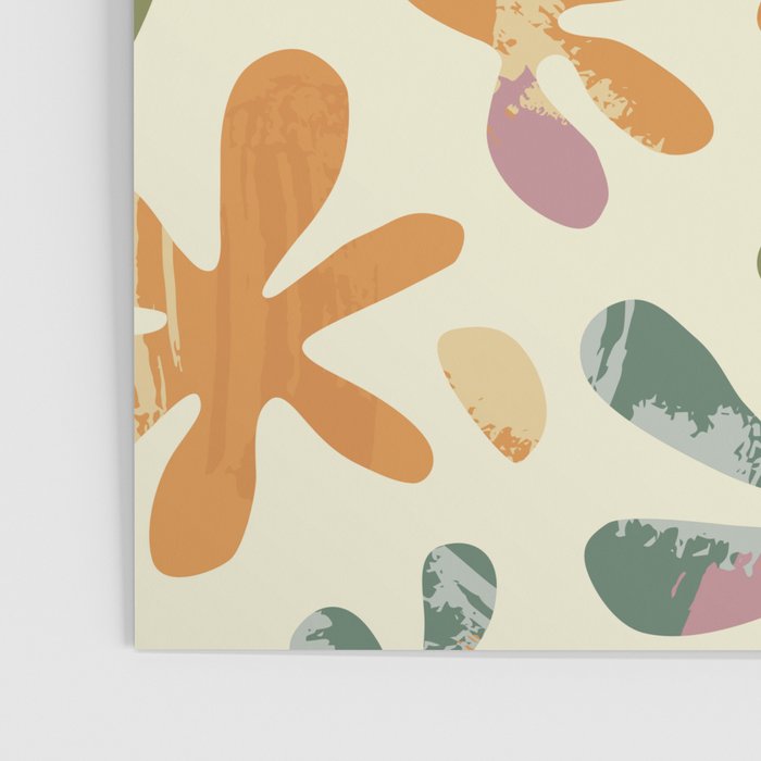 Colorful abstract flower art pattern Poster Gallery Image 3